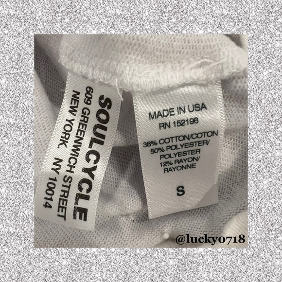 SoulCycle NWOT White Pullover Hoodie w Open Criss Cross Back Sz S - Picture 5 of 5